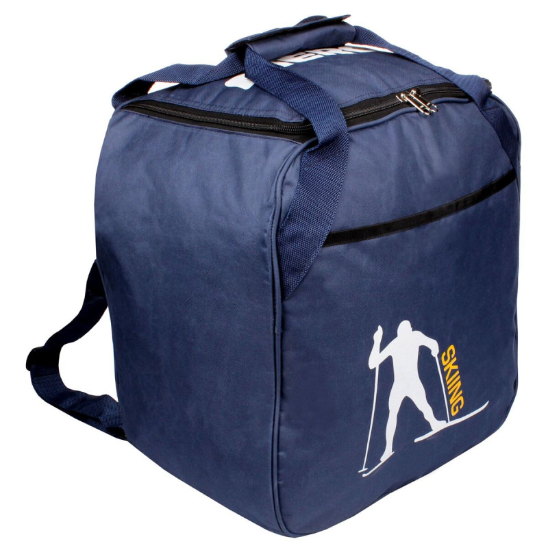 Ski Rucksack taška na helmu a lyžiarky navy