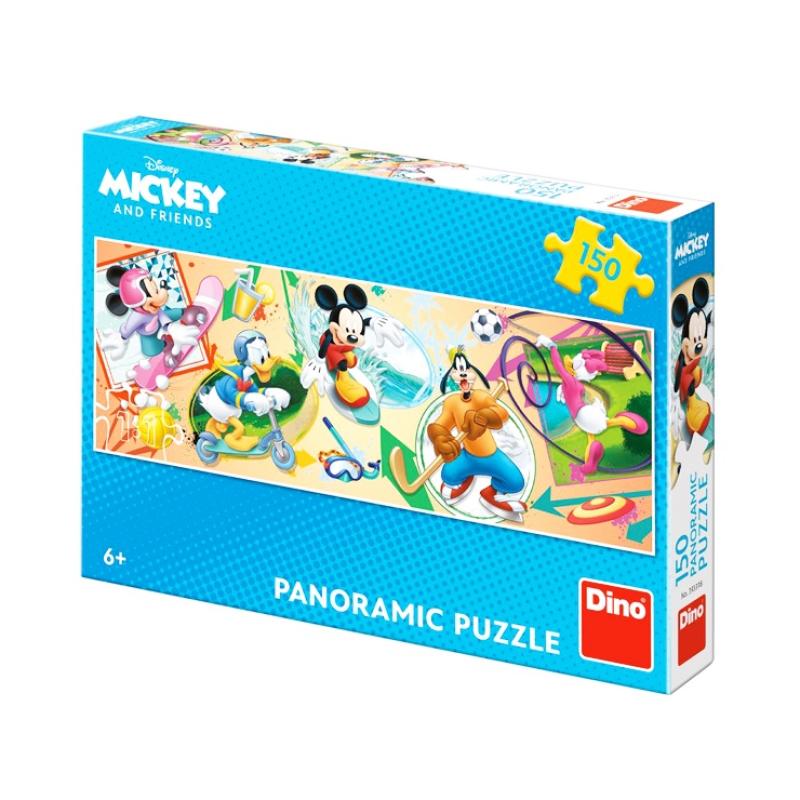 Mickey 150 dielikov - panoramatické puzzle