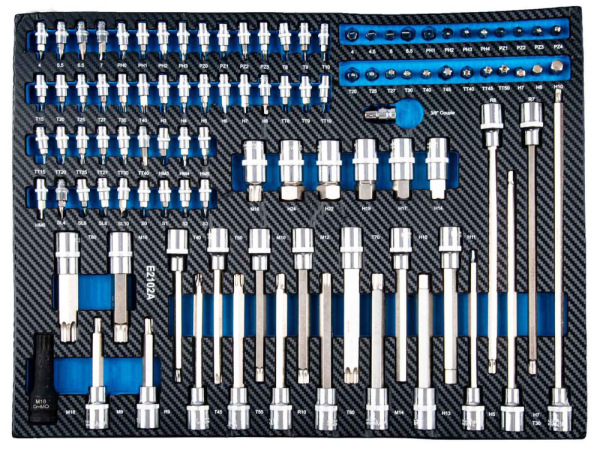 Dielenský vozík na náradie so 7 zásuvkami, náradie- 258 dielov, 850x450x950 mm, GEKO 7