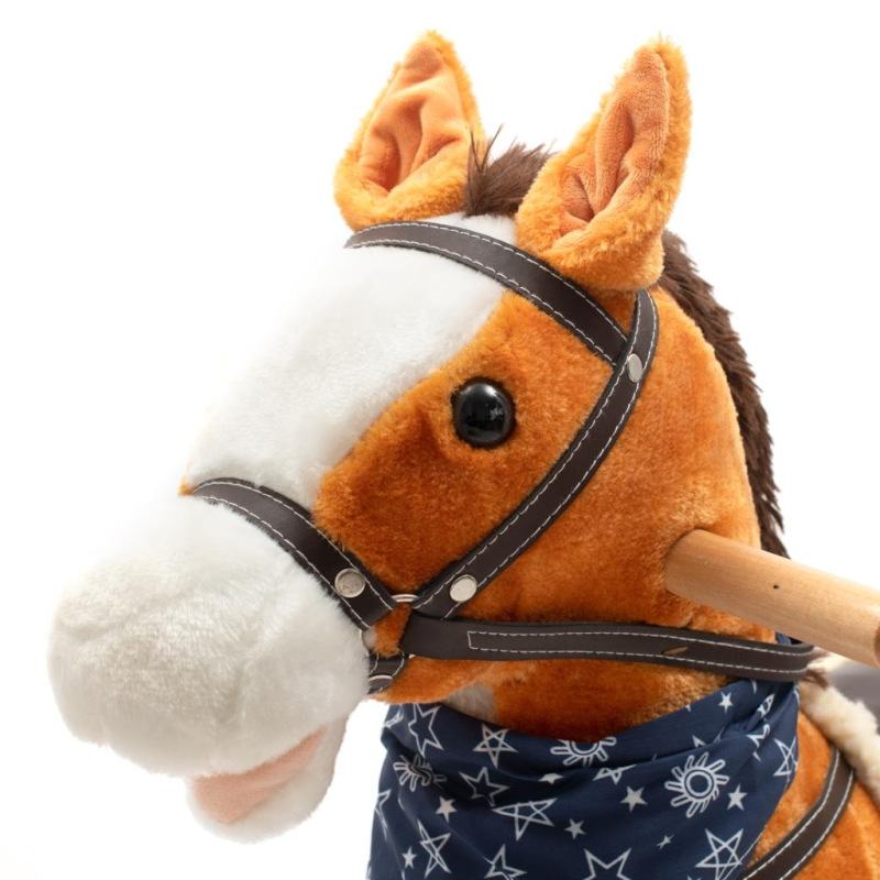 Hojdací koník s melódiou a šatkou Baby Mix Zeus 1