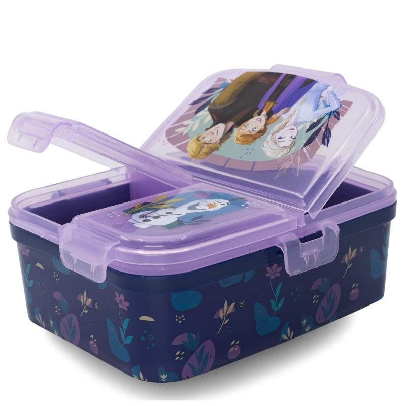 Delený plastový box na desiatu XL, DISNEY FROZEN, 74299 2