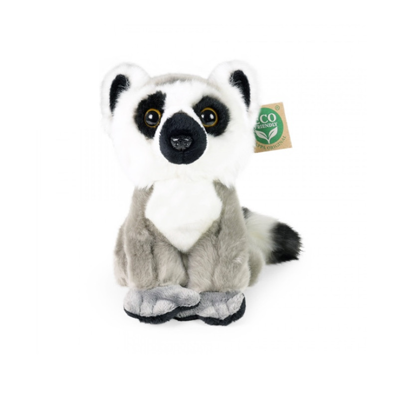 Plyšový lemur sediaci