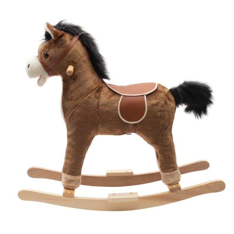 Hojdací koník s melódiou PlayTo hnedý SK+CZ 1