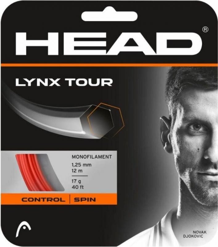 Head Lynx Tour tenisový výplet 12 m oranžová, 1,25mm