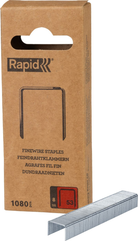 Spony RAPID, R53, spony typ 53, 8 mm, bal. 1080 ks