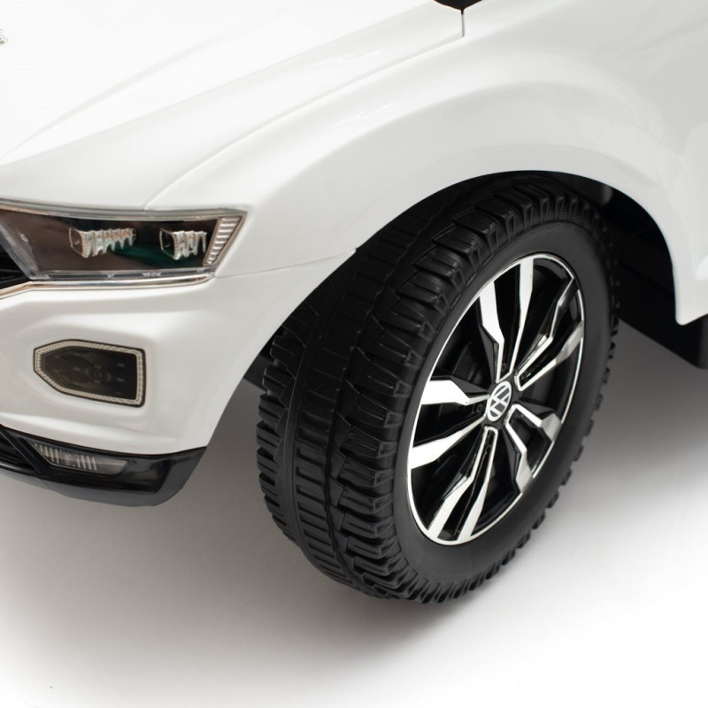 Detské odrážadlo s vodiacou tyčou Baby Mix VOLKSWAGEN T-ROC biele 3