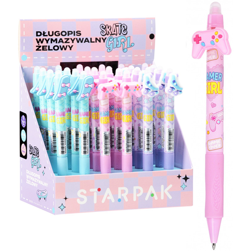 Zmazateľné pero Skate girl