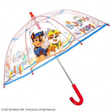 PERLETTI Detský dáždnik PAW PATROL Transparent, 75151
