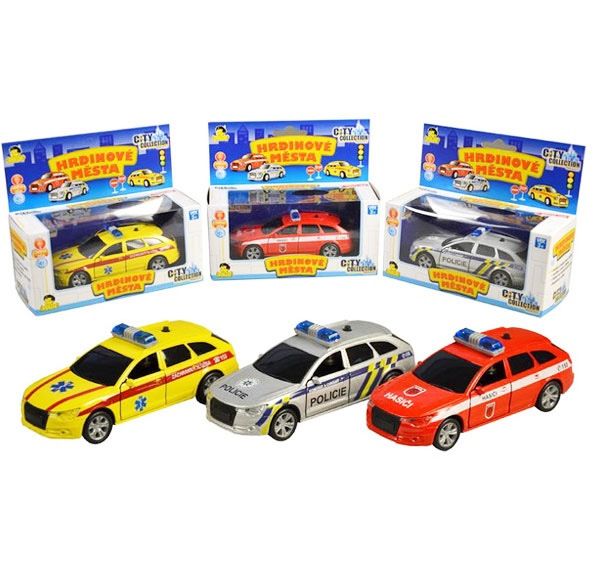 Auto Hrdinovia mesta, svetlo, zvuk