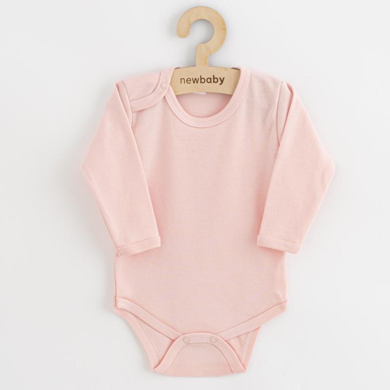 Dojčenské body New Baby Classic II svetlo ružové 80 (9-12m)