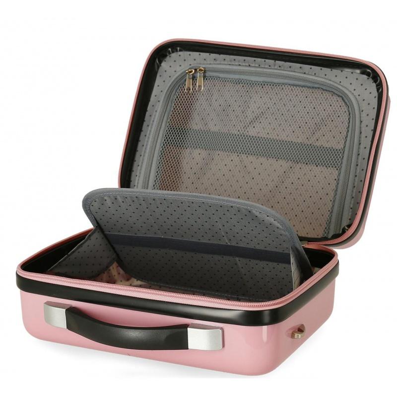 ENSO Love Vibes, ABS Cestovný kozmetický kufrík, 21x29x15cm, 9L, 9453921