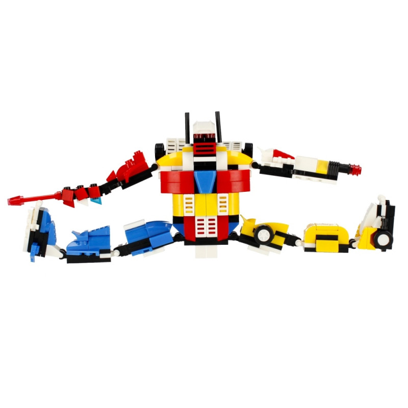 Stavebnica Robot Bojovník - 4 druhy 7