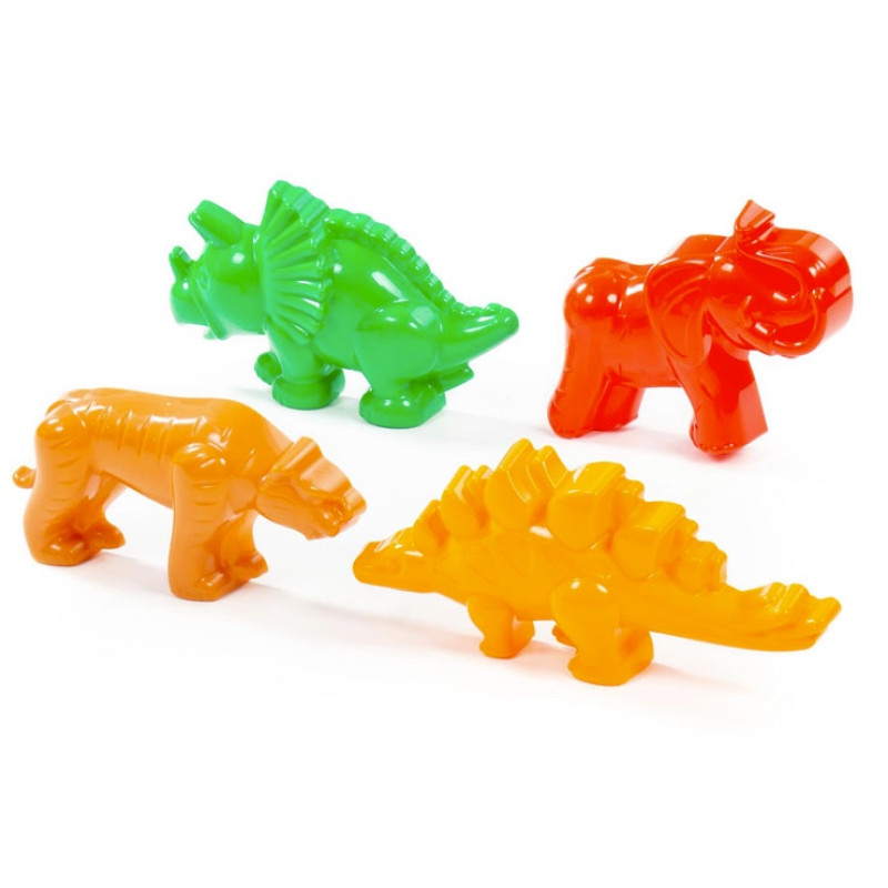 Súprava formičiek tyger, dino, mamut
