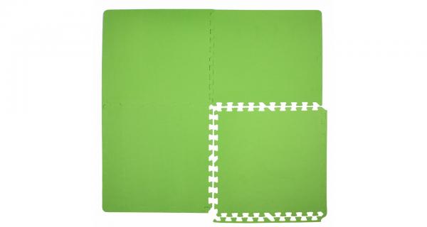 Merco Colored Puzzle fitness podložka zelená 60 x 60 x 1 cm