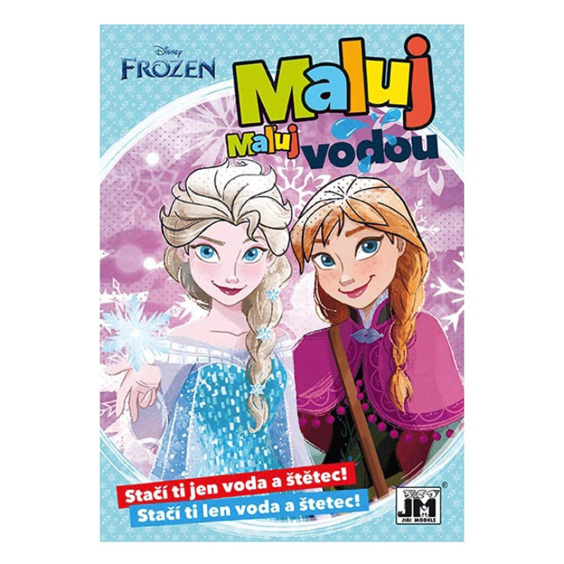 Maľuj vodou A5 - Ľadové kráľovstvo
