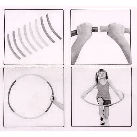 Hula Hoop Segment gymnastická obruč skladacia 2