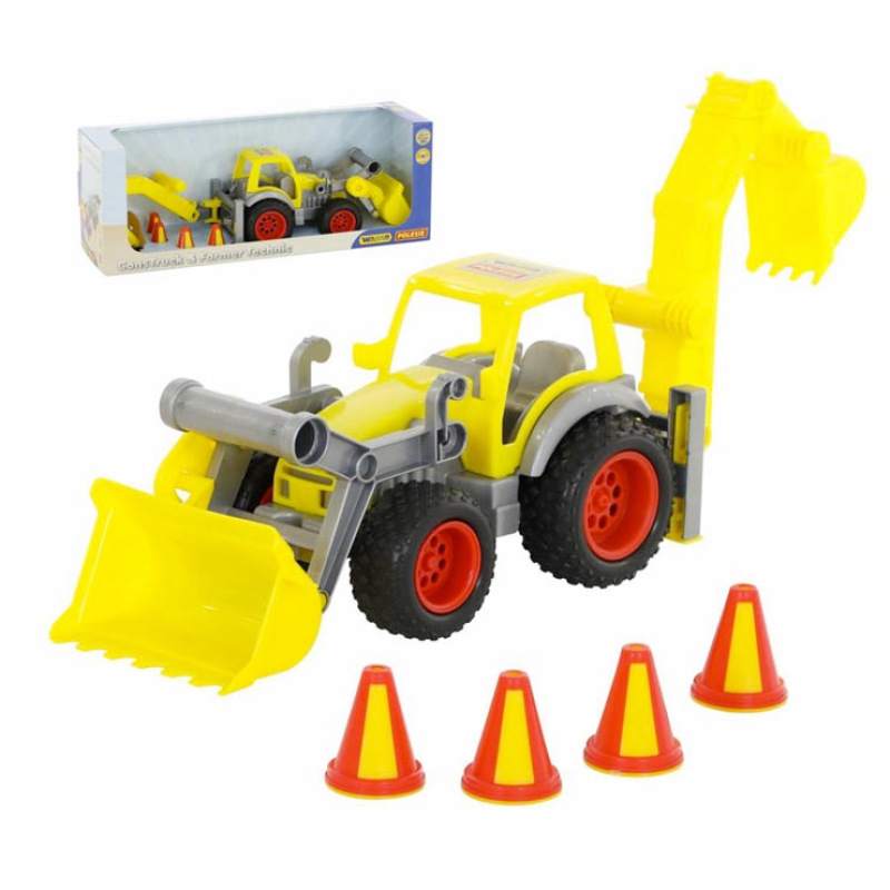 Wader Traktor CT s lopatou a rýpadlom 2