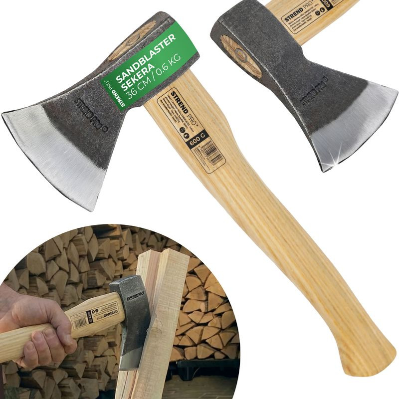 Sekera Strend Pro A613 Sandblaster 600 g, drevená násada 360 mm 1