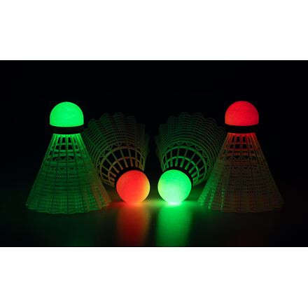 LED Shuttles 4 badmintonové loptičky 1