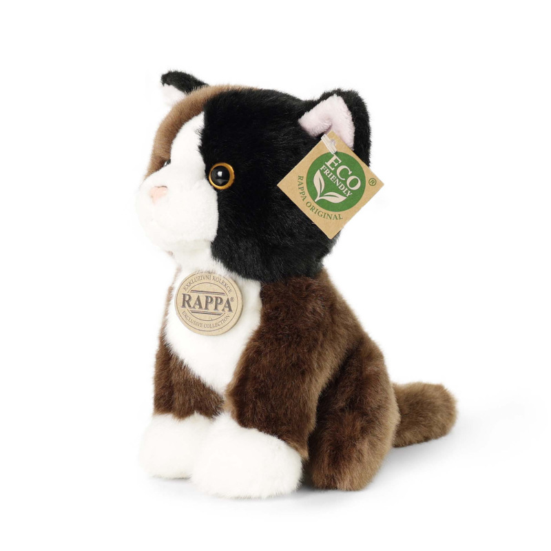 Plyšová mačka trojfarebná 1