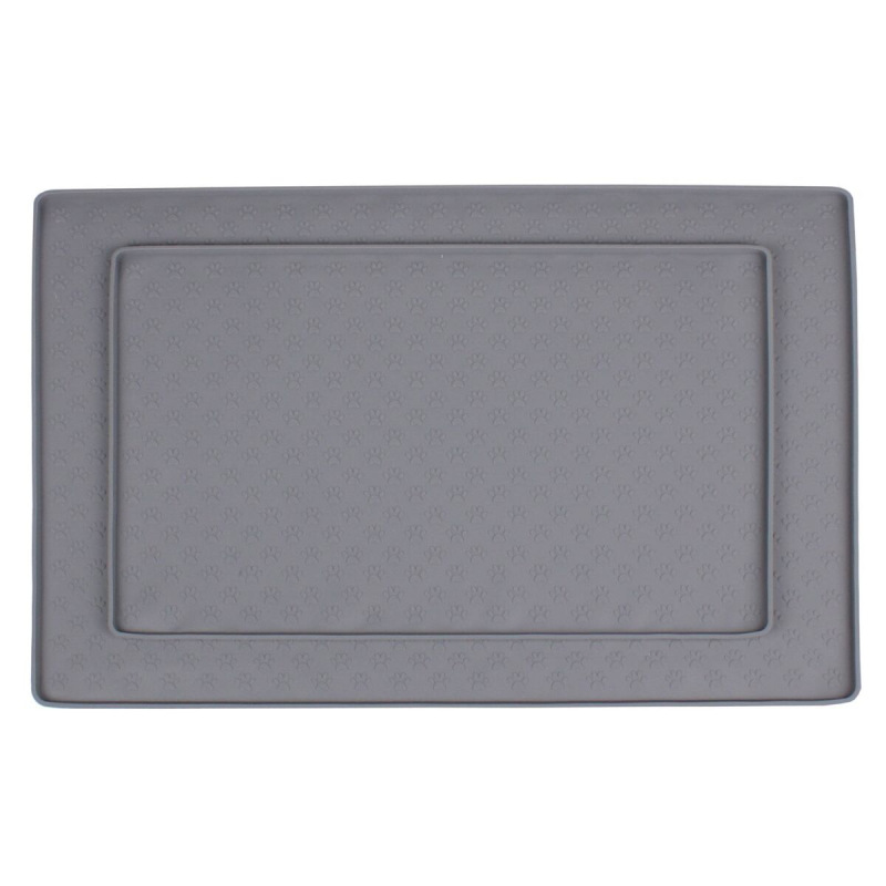 Pet Mat Small podložka pod misky sivá 3