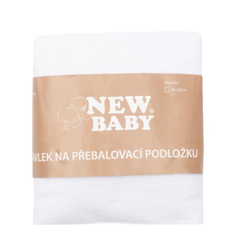 Návlek na prebaľovaciu podložku New Baby 50x70 biely 1