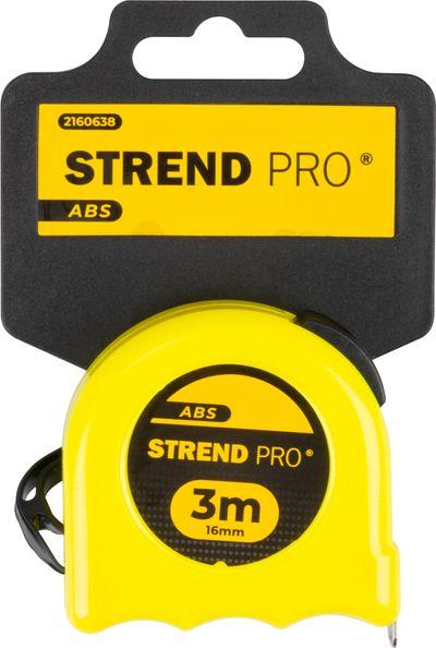 Meter Strend Pro WorkTiger 3 m, 16 mm, zvinovací, ABS