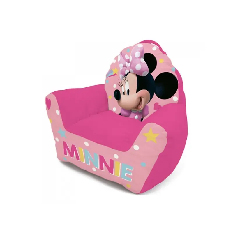 ARDITEX Detské plyšové plnené kreslo MINNIE MOUSE, WD13975