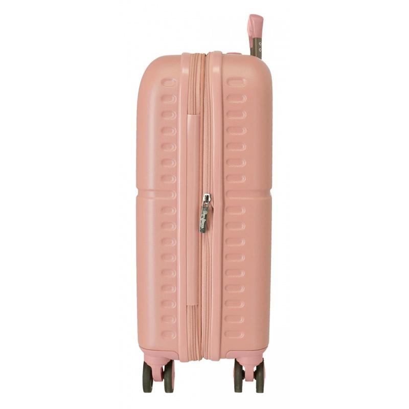 PEPE JEANS Highlight Rosa Claro, ABS Cestovný kufor, 55x40x20cm, 37L, 7688624 (small exp.) 10