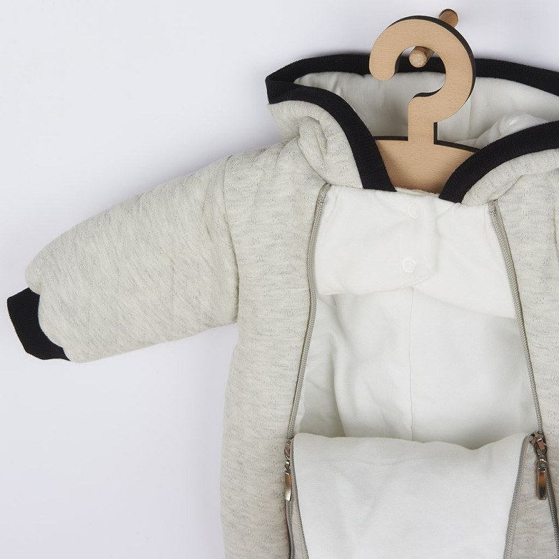 Zimná dojčenská kombinéza s kapucňou Koala Star Vibes modrá 74 (6-9m) 1