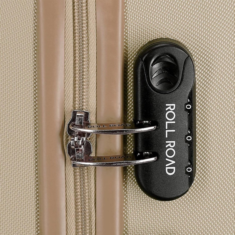 ROLL ROAD Flex Champagne, ABS Cestovný kufor, 55x38x20cm, 35L, 5849169 (small) 7