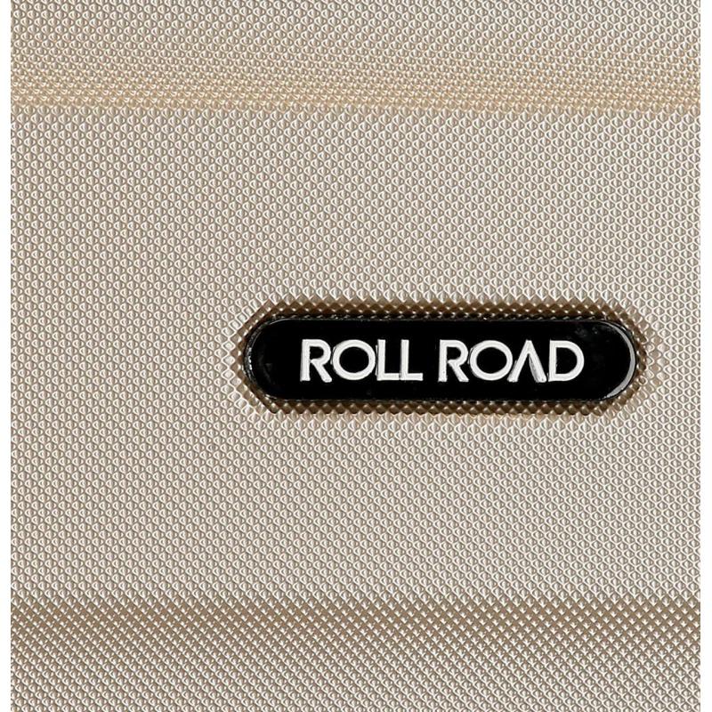ROLL ROAD Flex Champagne, Príručný mini cestovný kufor, 40x30x20cm, 24L, 5849969