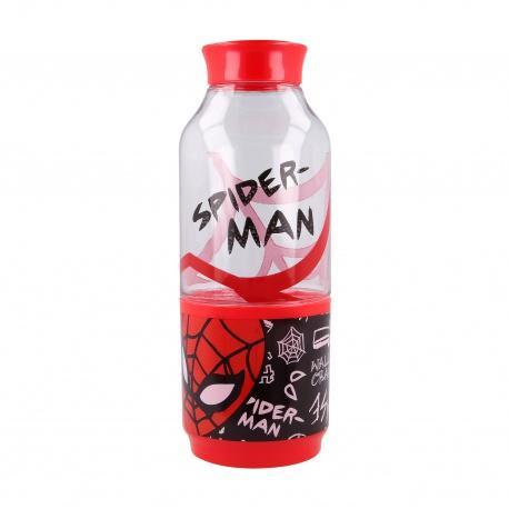 STOR Plastová fľaša 2v1 SPIDERMAN Snack 300ml, 51337