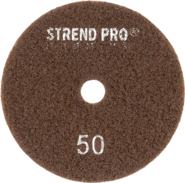 Kotúč Strend Pro Premium P50, 100 mm, leštiaci, diamantový, suchý zips, za mokra leštenie brúsenie 2