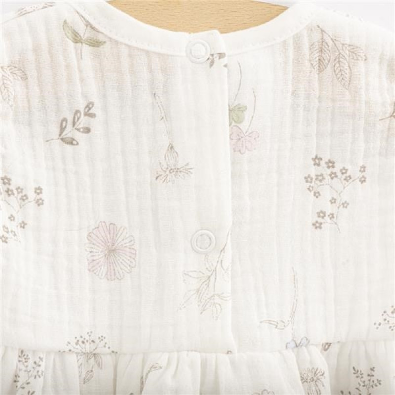 Dojčenské mušelínové šaty New Baby Zoe 62 (3-6m) 1