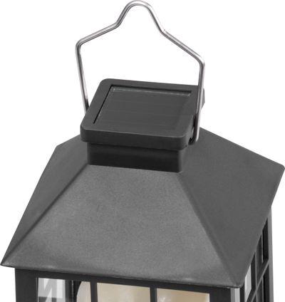 Lampáš Strend Pro Garden, solárny, efekt plameňa, 10,5x10,5x19 cm, Sellbox 6 ks