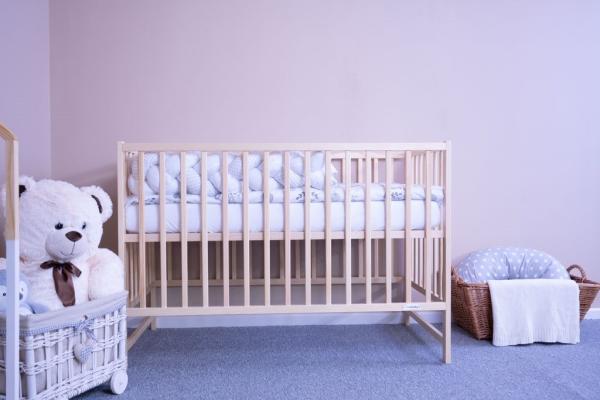 Detská postieľka New Baby BASIC prírodná 1