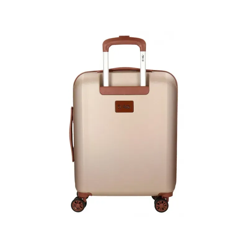 EL POTRO Ocuri Champagne, Sada luxusných ABS cestovných kufrov 70cm/55cm, 5128927