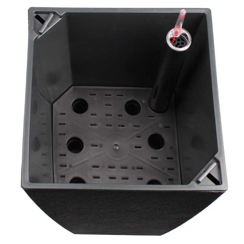 Delto Stone samozavlažovací kvetináč 25 x 46 cm antracitová 2