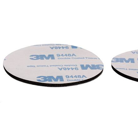 Merco 3M Fix Plates sada obojstranných nálepiek 4 ks čierna 6