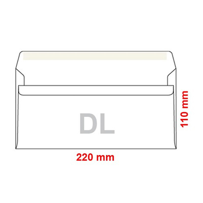 Samolepiace obálky 100ks