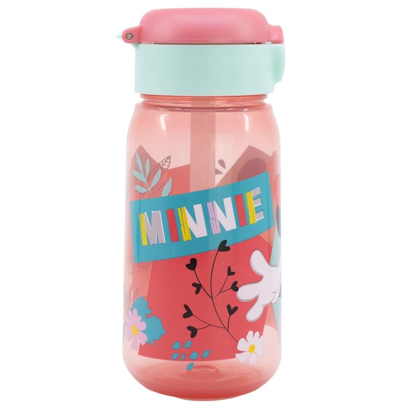 Plastová fľaša s automatickým otváraním MINNIE MOUSE, 510ml, 74442