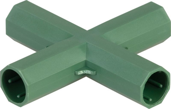 Spojka Strend Pro, 16 mm, tvar X, konektor na záhradné oporné tyče