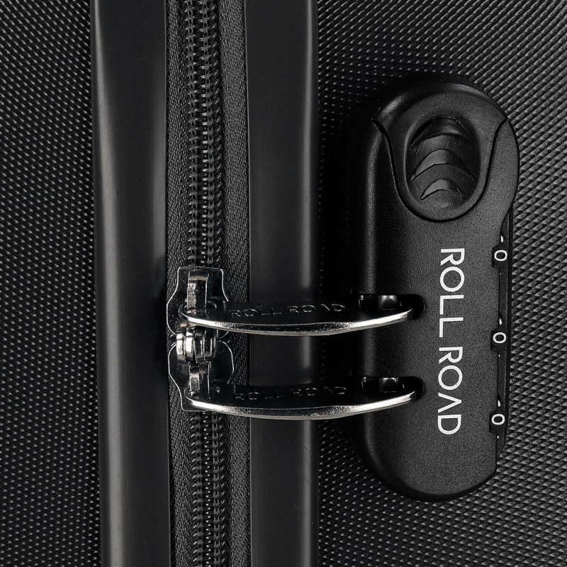 ROLL ROAD Flex Black, Sada ABS cestovných kufrov, 55-65cm, 5849560 12