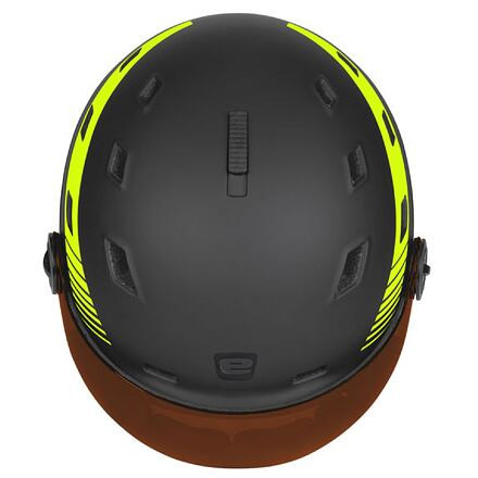 Davos PRO lyžiarska helma čierna-žltá fluo 2