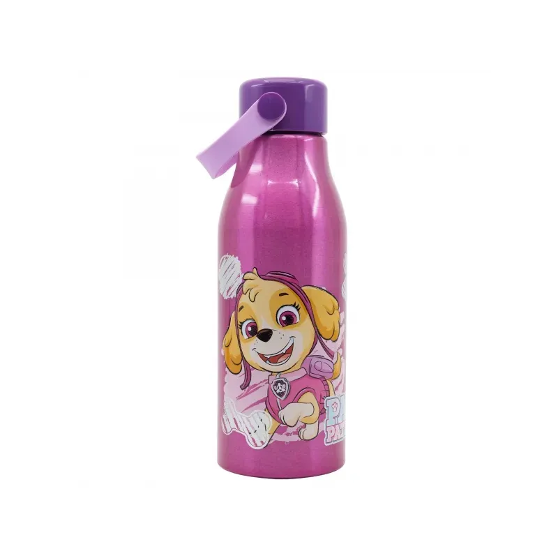 STOR Hliníková fľaša s rúčkou PAW PATROL Pink, 760ml, 74461