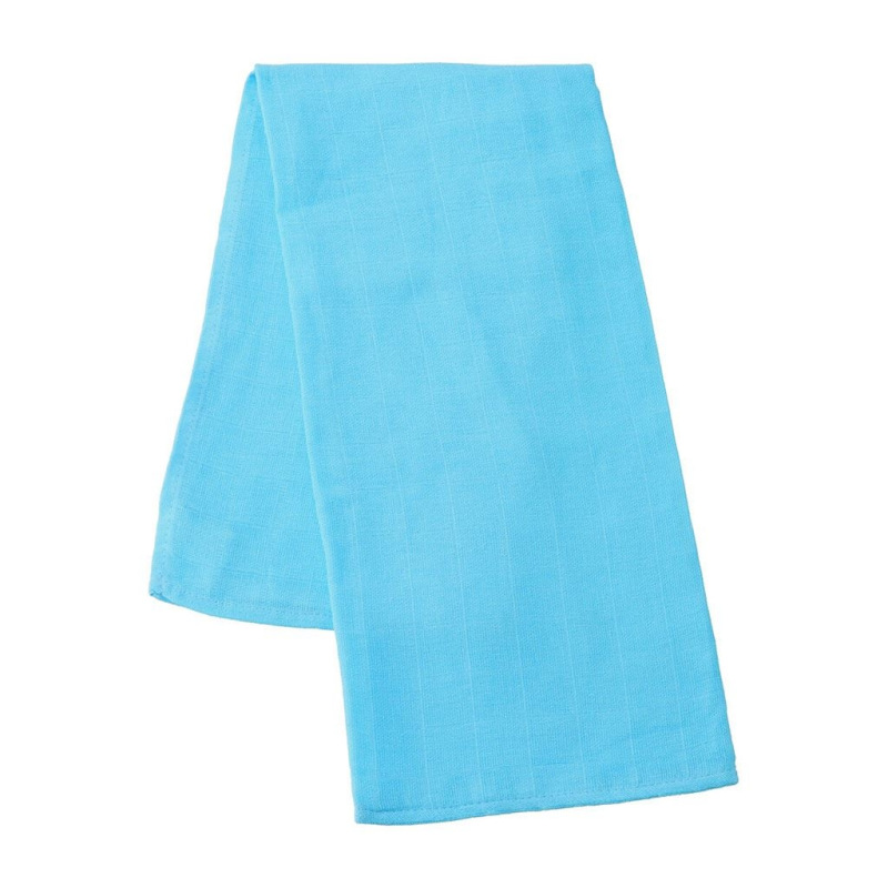 Látkové bavlnené plienky New Baby Softy s potiskom 70 x 70 cm 4 ks tyrkysovo-biele 3