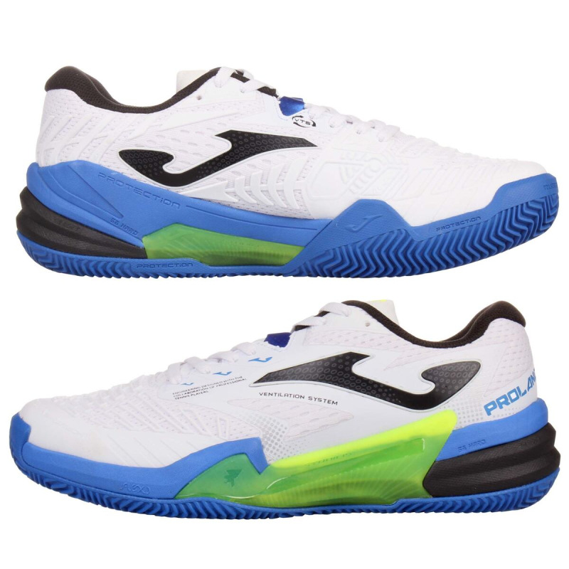 Roland Men 2402 Clay tenisová obuv biela-modrá 1