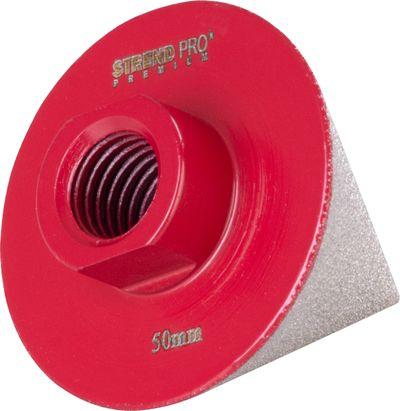 Fréza Strend Pro Premium DCB14, 0-50 mm, M14, korunka, ostrý kužeľ na opracovanie dier, diamant, pro