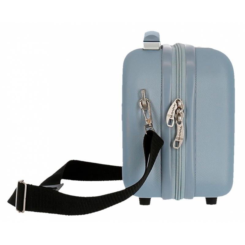 JOUMMA BAGS Movom Riga Light Blue, ABS Cestovný kozmetický kufrík, 21x29x15cm, 9L, 5993963